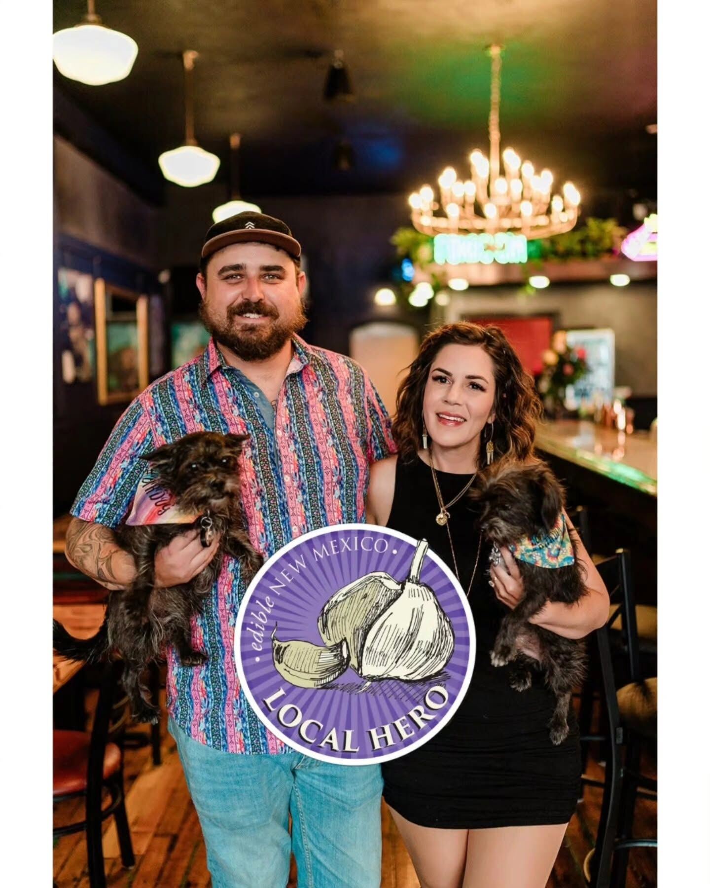 Chef Ryan and Sara, owners of Borracho's